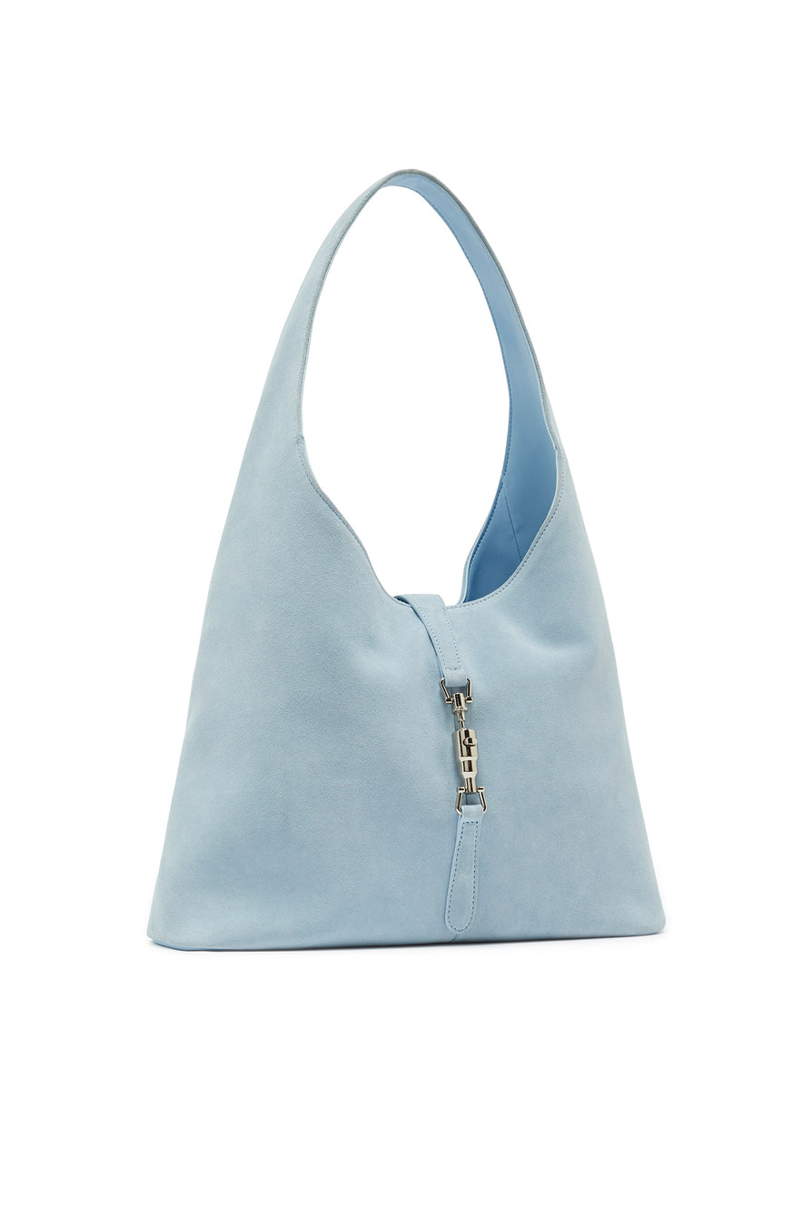 THE PIPER BLUE SUEDE BAG | GHOST