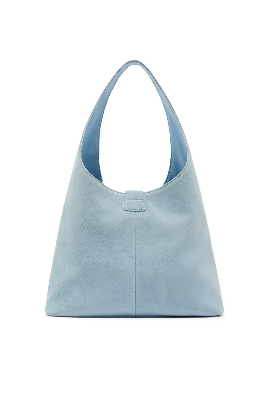 THE PIPER BLUE SUEDE BAG | GHOST