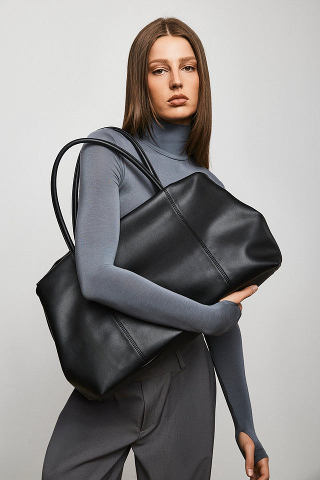 THE TULSA SLATE TURTLENECK TOP 