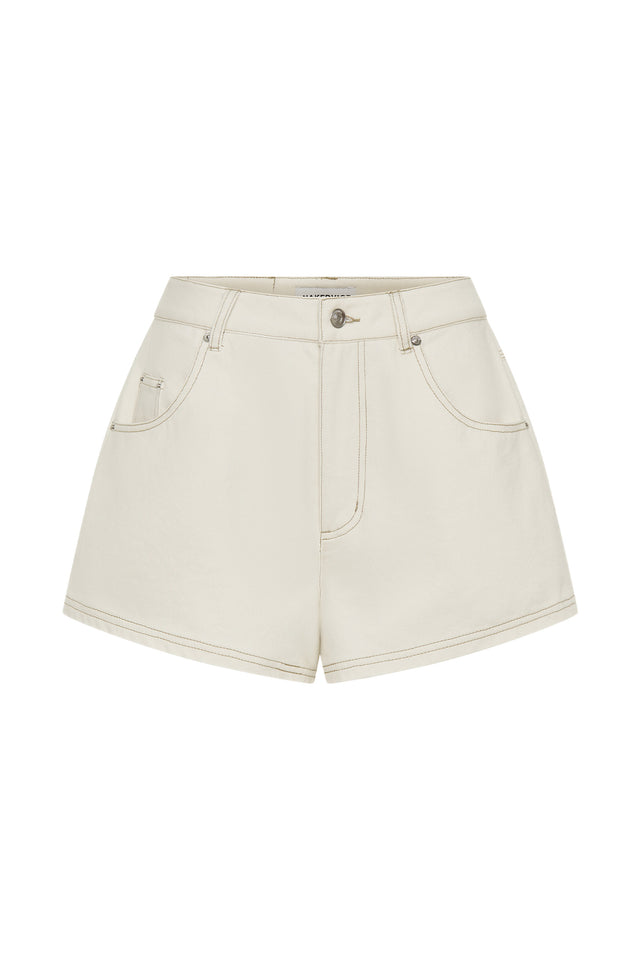 THE SKYLAR ECRU SHORT 