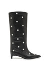 THE STACEY BLACK STUD BOOT | GHOST