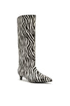 THE STACEY ZEBRA BOOT | GHOST