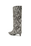 THE STACEY ZEBRA BOOT | GHOST