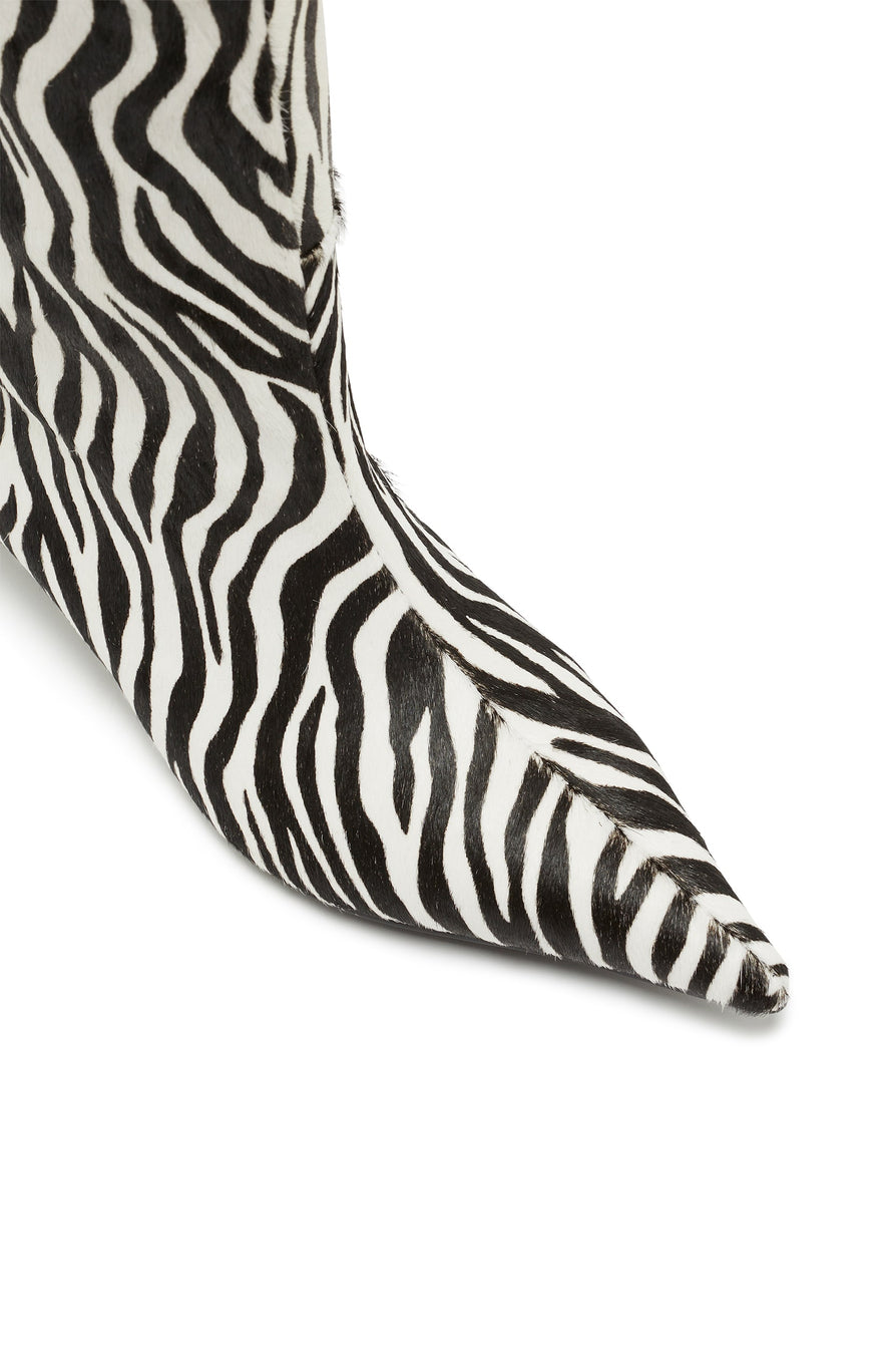 THE STACEY ZEBRA BOOT | GHOST