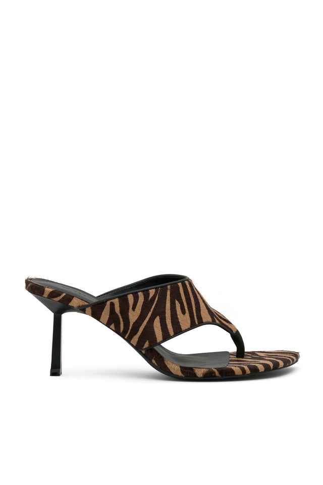 THE TASHA ZEBRA HEEL 