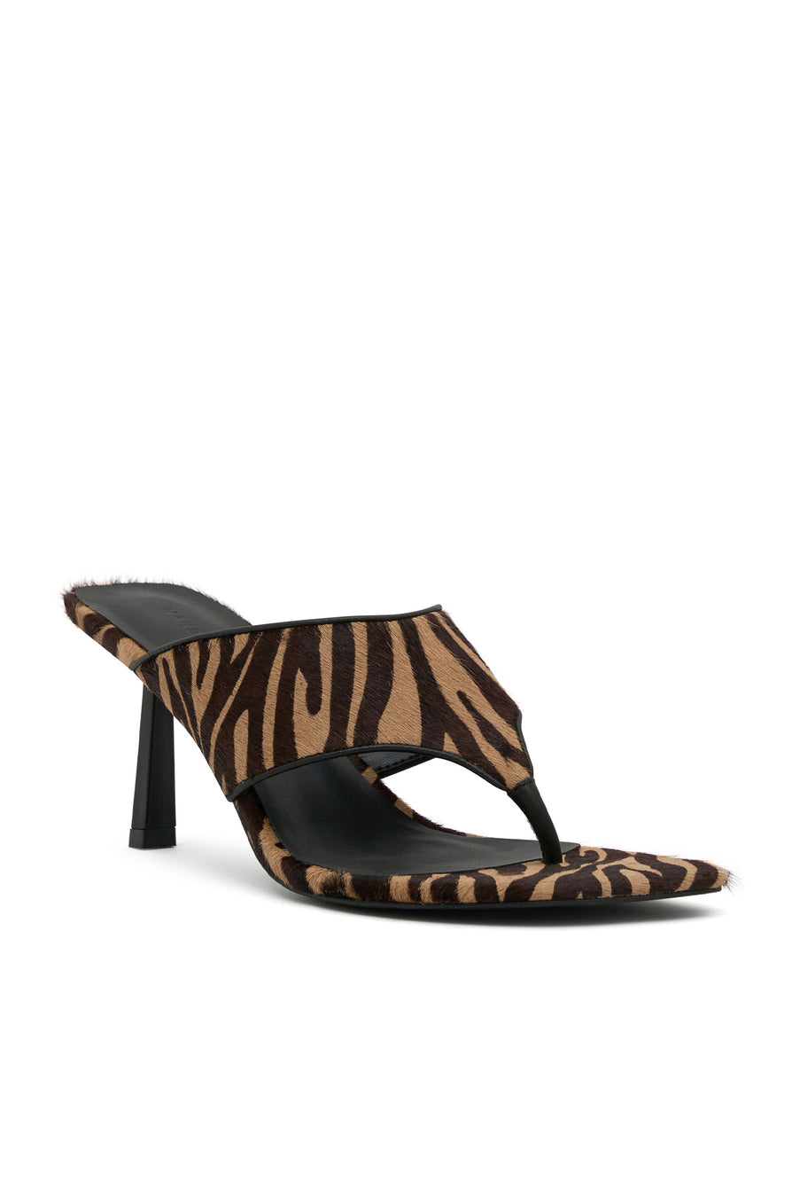 THE TASHA ZEBRA HEEL | ghost 