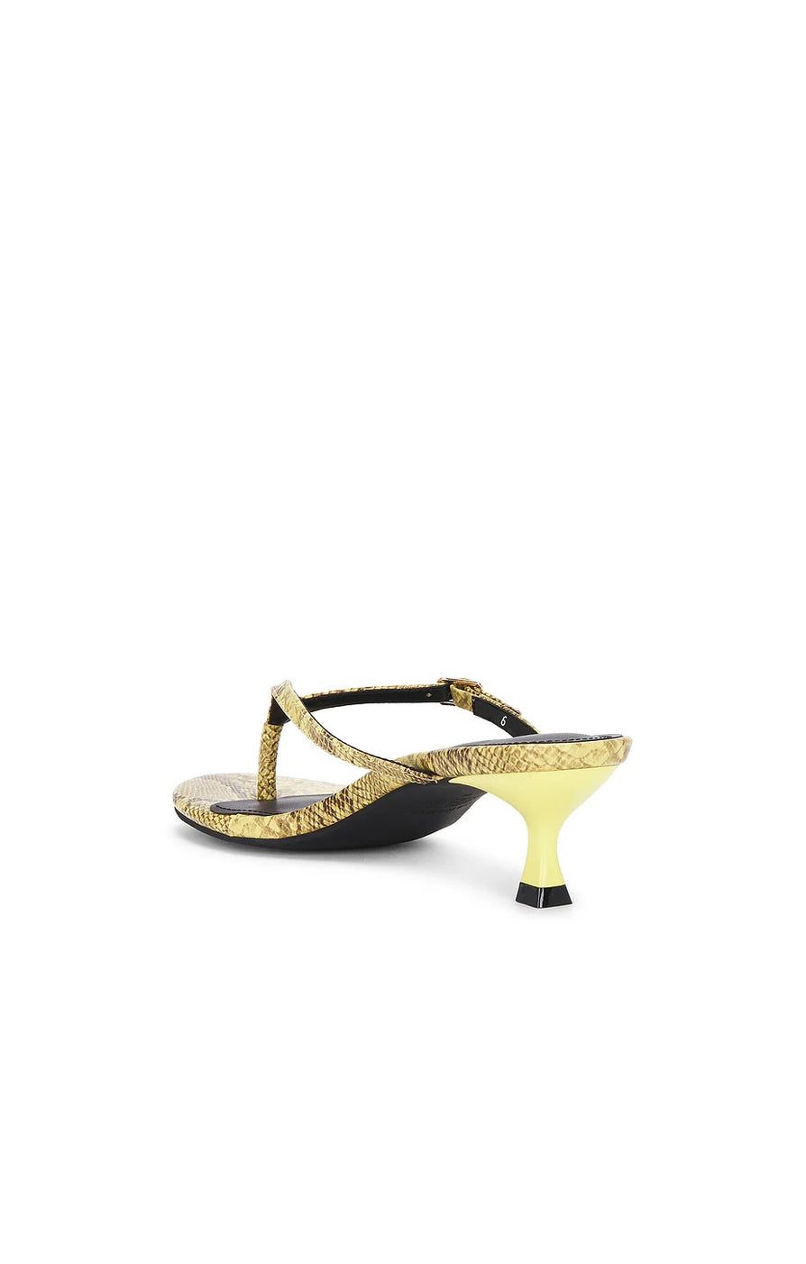 THE TAYLA YELLOW HEEL | GHOST