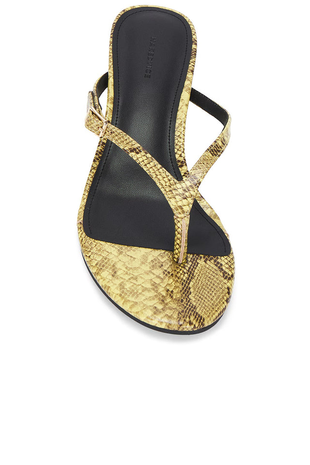 THE TAYLA YELLOW HEEL 