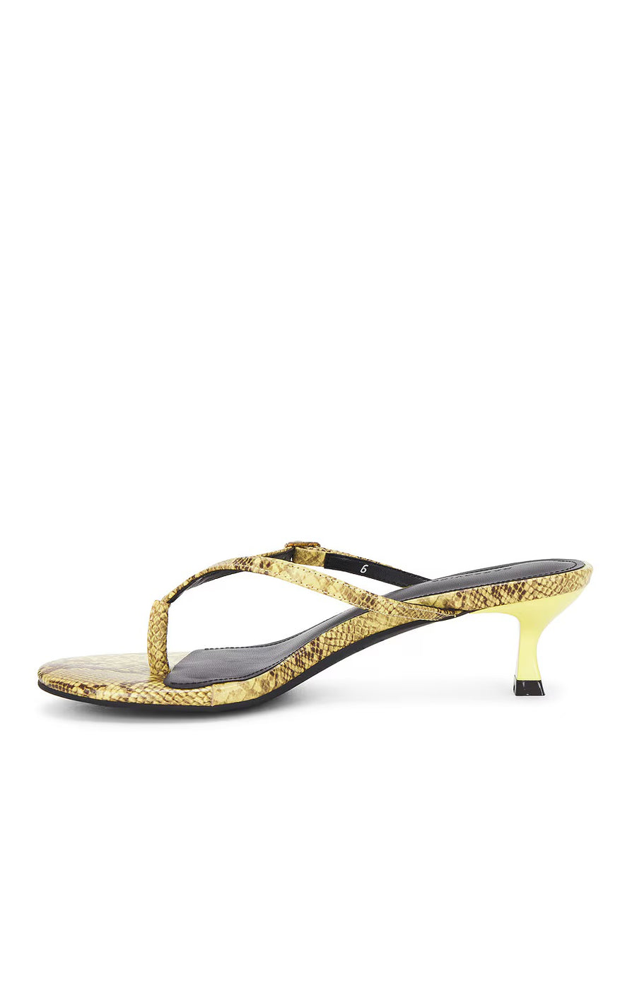 THE TAYLA YELLOW HEEL | GHOST