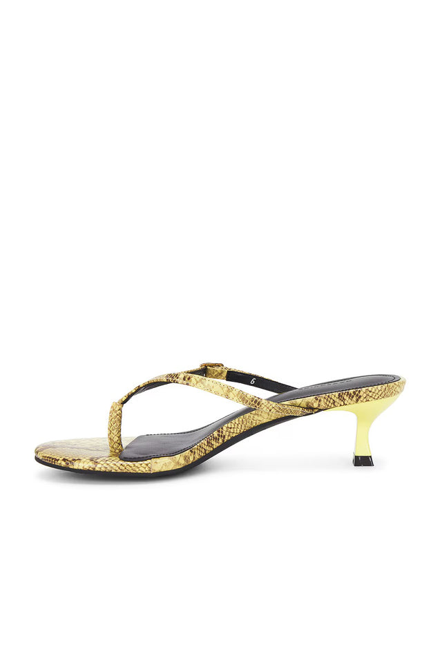 THE TAYLA YELLOW HEEL 
