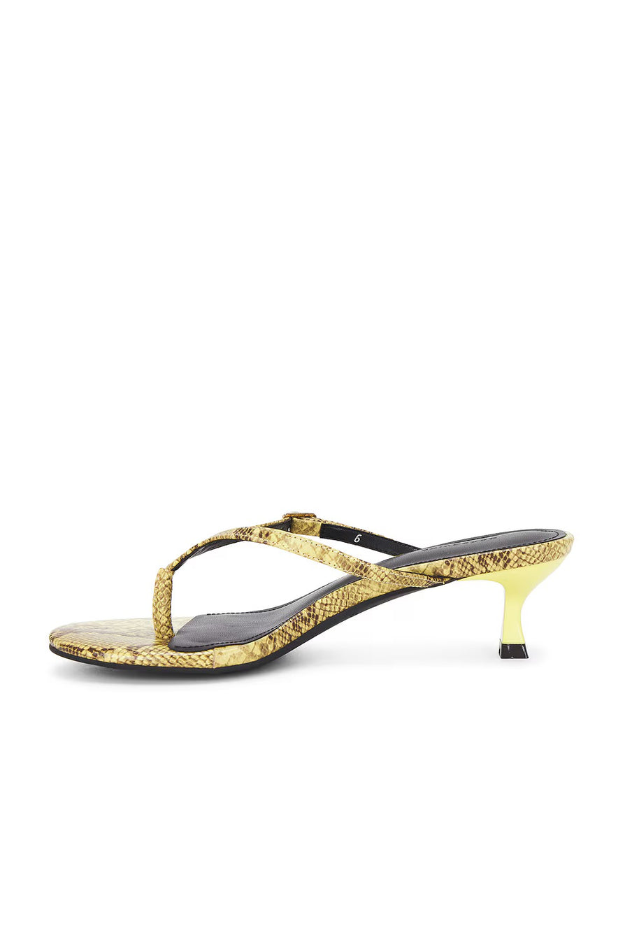 THE TAYLA YELLOW HEEL | GHOST
