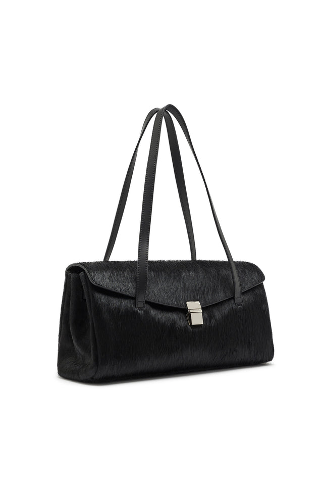 THE ABEL BLACK PONY HAIR BAG 