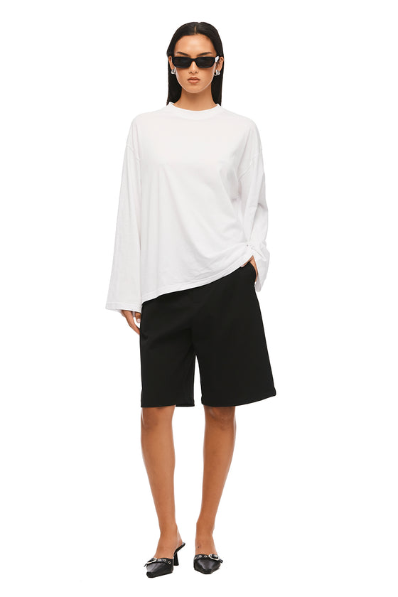 THE ARCHIE WHITE LONGSLEEVE TOP