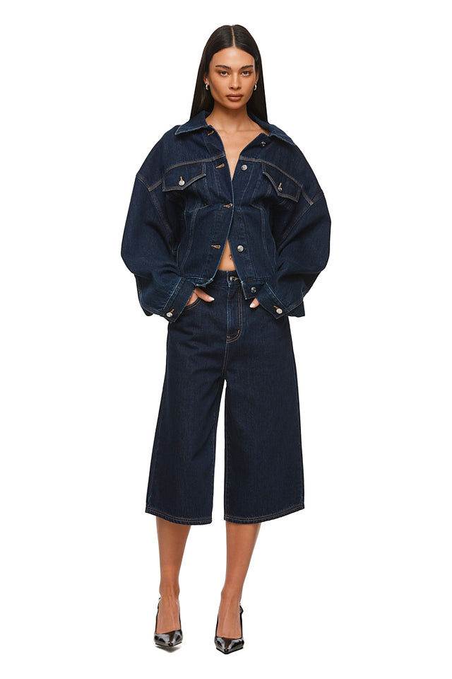 THE MAXWELL DARK INDIGO JACKET 