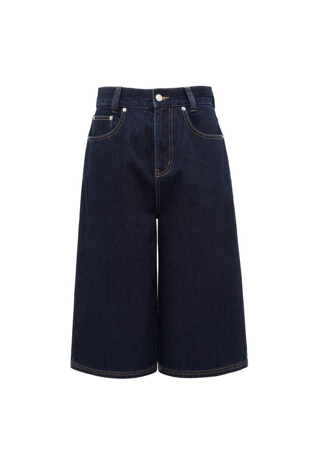 THE AUSTEN DARK INDIGO SHORT 