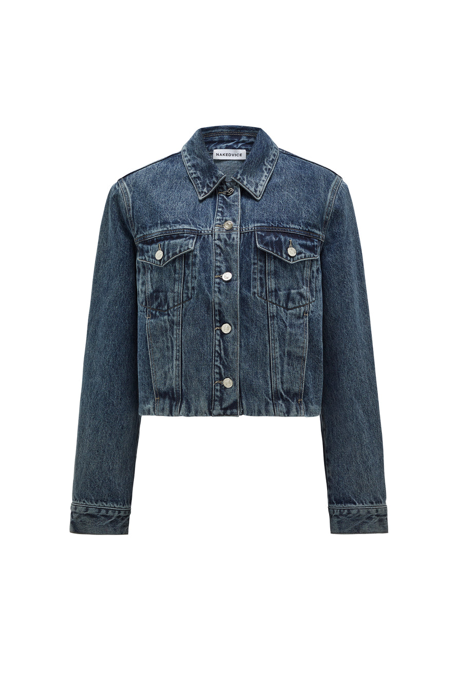 THE BAXTER WASHED INDIGO JACKET | ghost