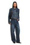 THE BAXTER WASHED INDIGO JEAN | MODEL