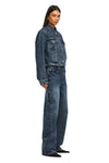 THE BAXTER WASHED INDIGO JACKET | MODEL