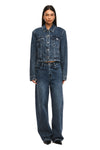 THE BAXTER WASHED INDIGO JACKET | MODEL