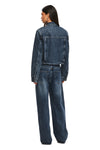 THE BAXTER WASHED INDIGO JACKET | MODEL