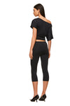 THE THEA BLACK CAPRI | MODEL