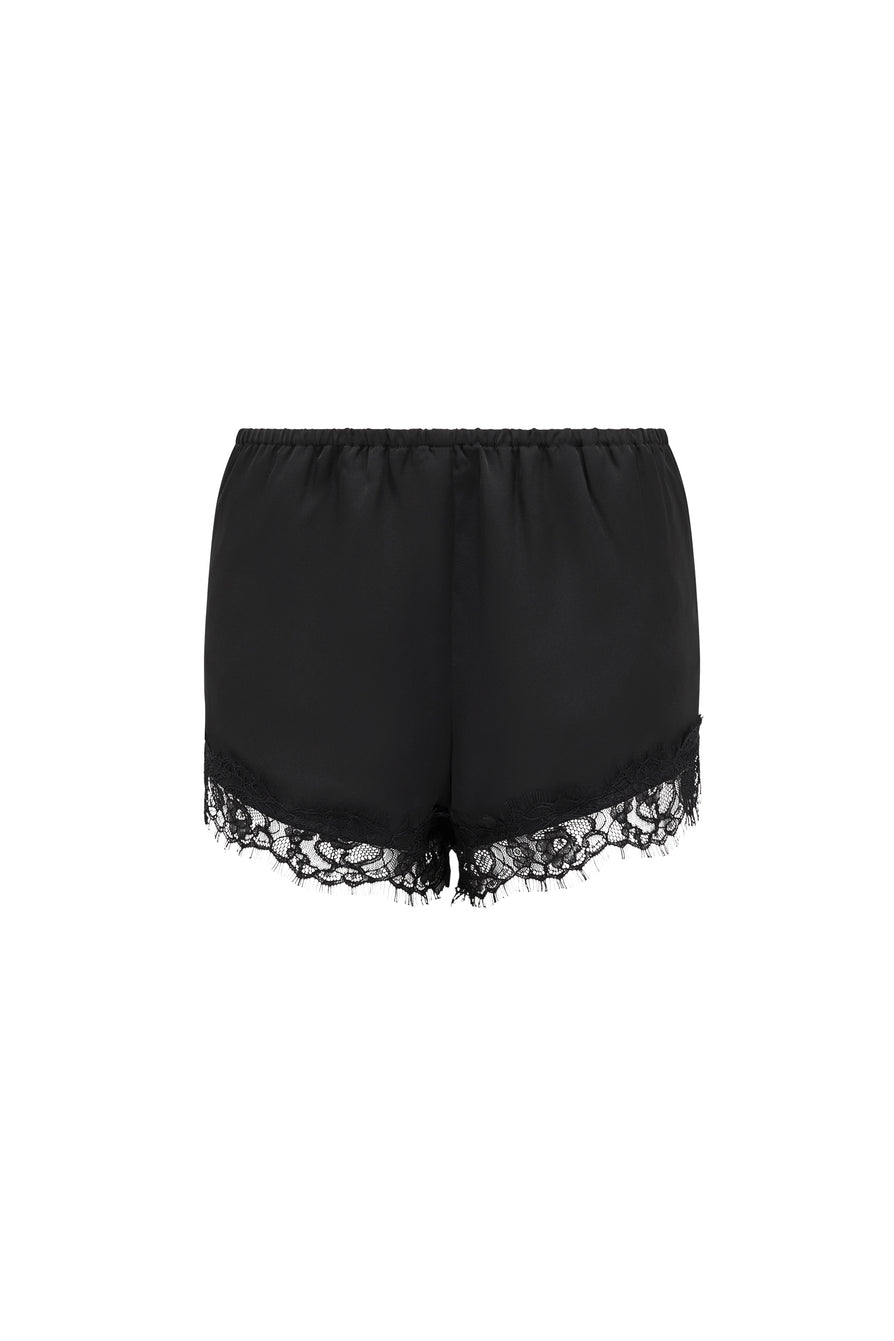 THE BENNY BLACK LACE SHORT | GHOST