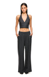THE BOSTON GREY HALTER TOP | model