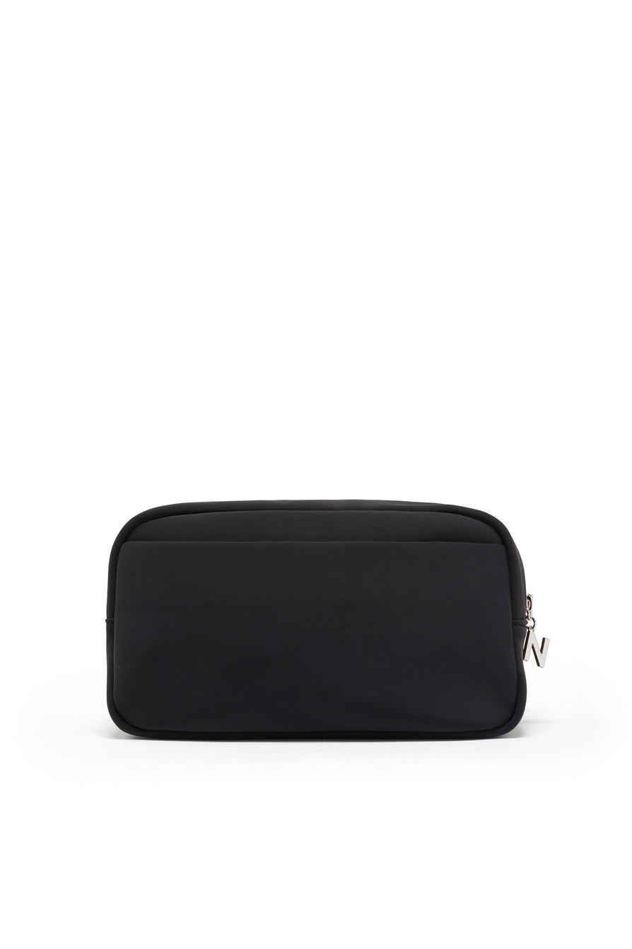 THE CAPRICE SILVER MAKEUP BAG | GHOST