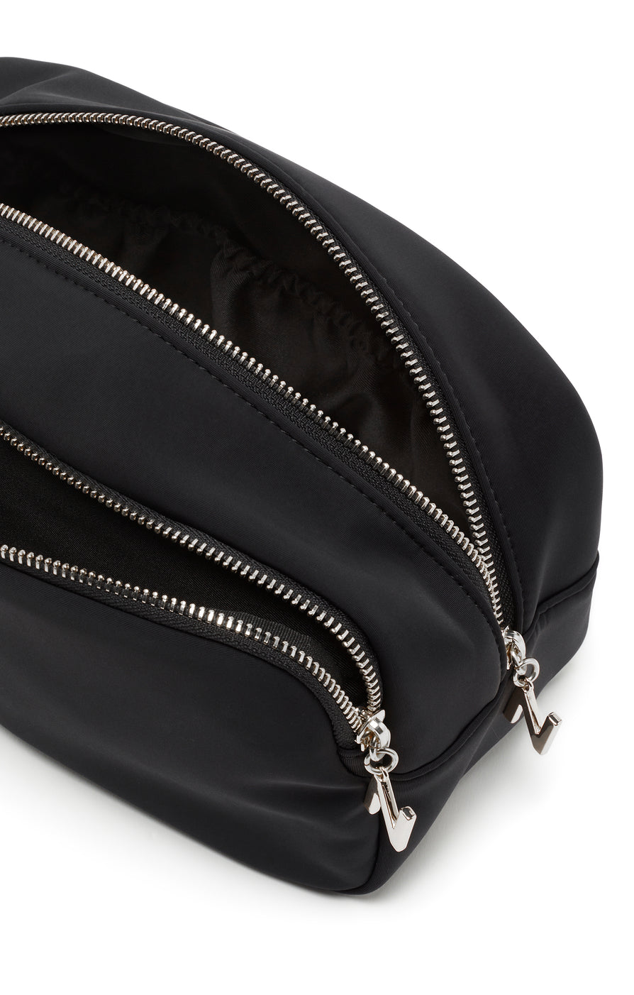 THE CAPRICE SILVER MAKEUP BAG | GHOST