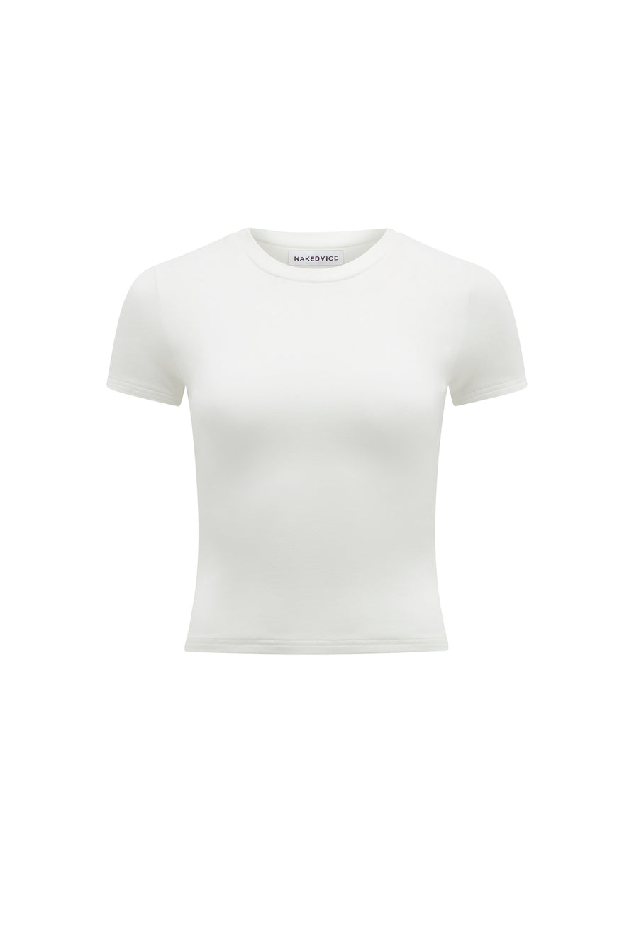 THE CARLY WHITE TEE | GHOST