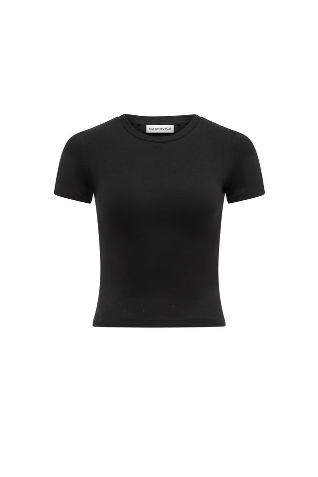 THE CARLY BLACK TEE 