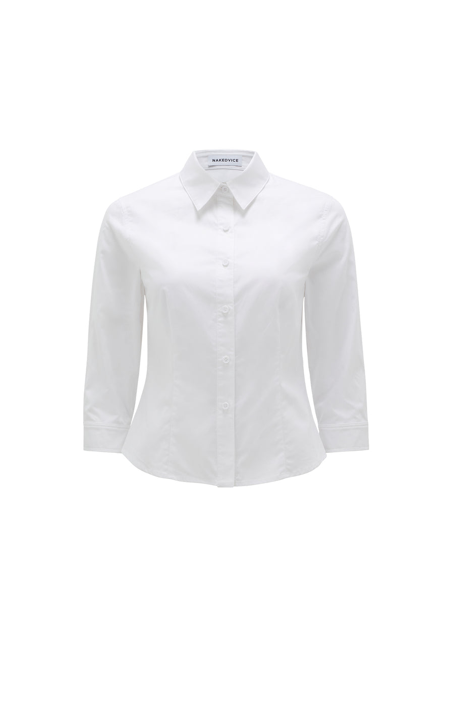 THE CECE WHITE SHIRT | ghost