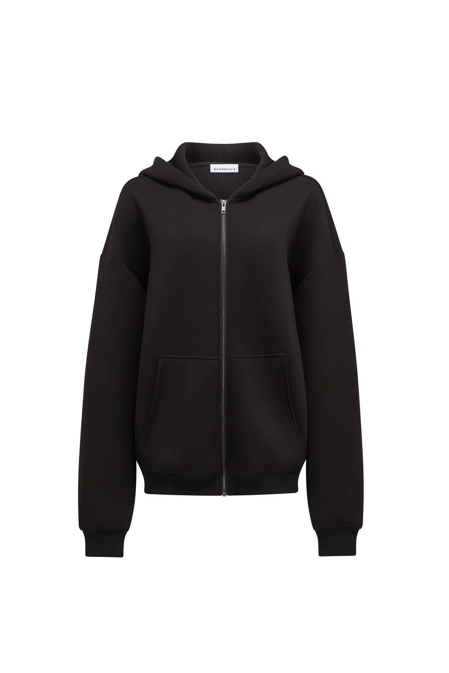 THE DARIA BLACK HOODIE | GHOST