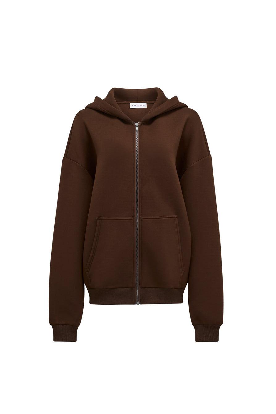 THE DARIA COFFEE HOODIE | ghost