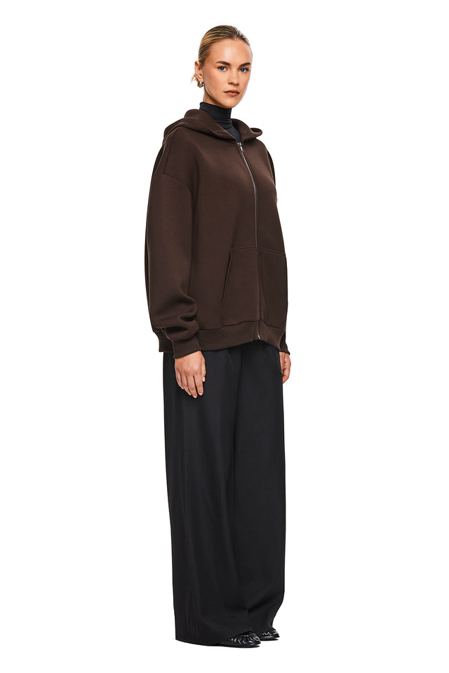 THE DARIA COFFEE HOODIE 