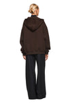 THE DARIA COFFEE HOODIE | MODEL