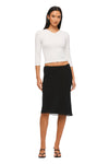 THE DAISY BLACK SKIRT | MODEL