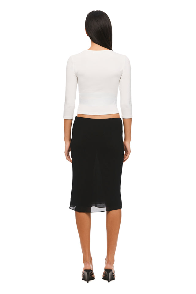 THE DAISY BLACK SKIRT 