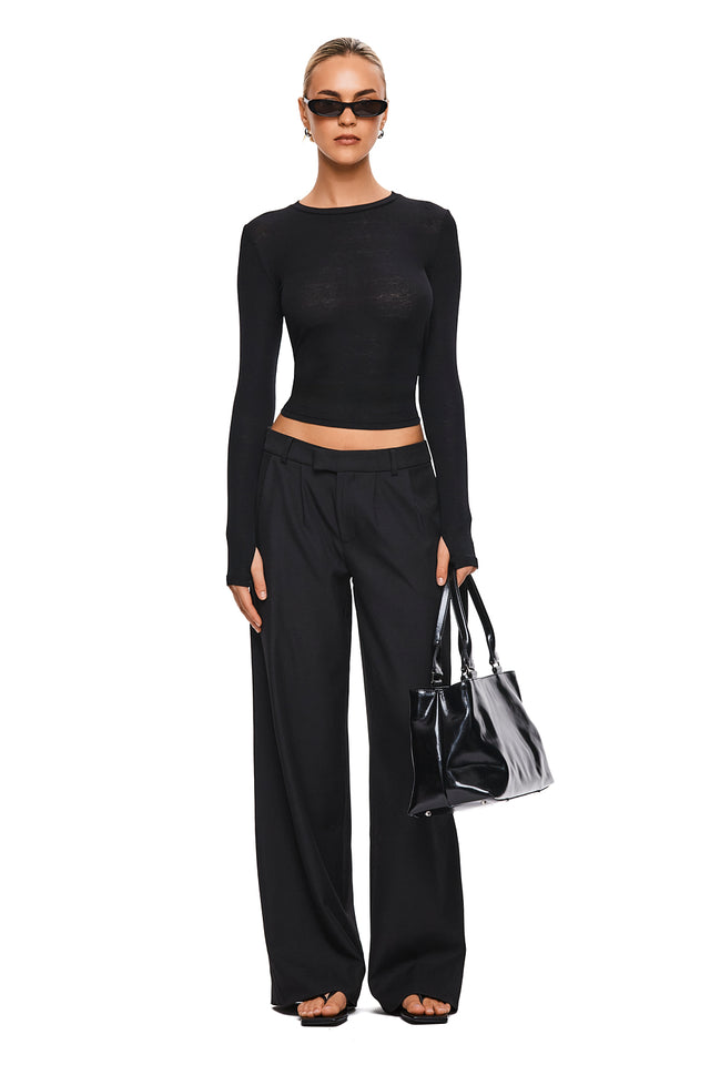 THE HUDDY BLACK TOTE 