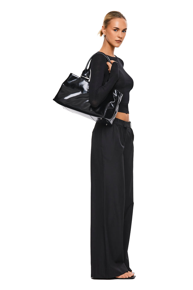 THE HUDDY BLACK TOTE 