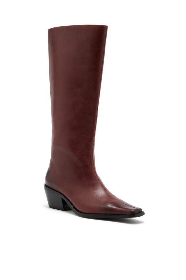 THE ELI BURGUNDY BOOT 