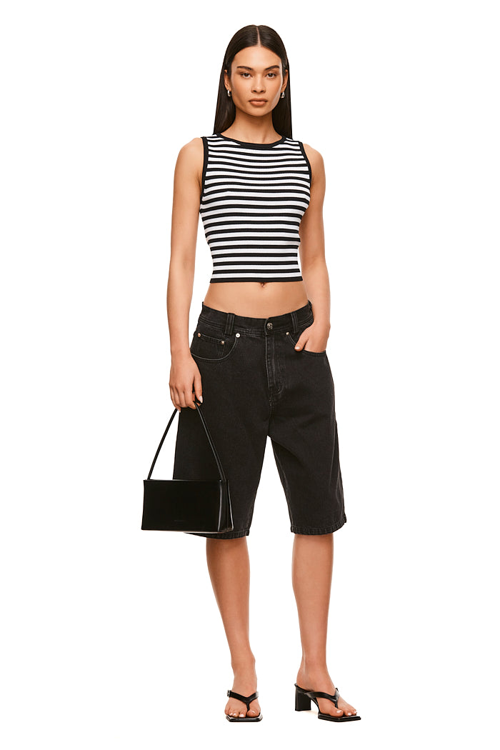 THE EMERSON STRIPE TOP | MODEL