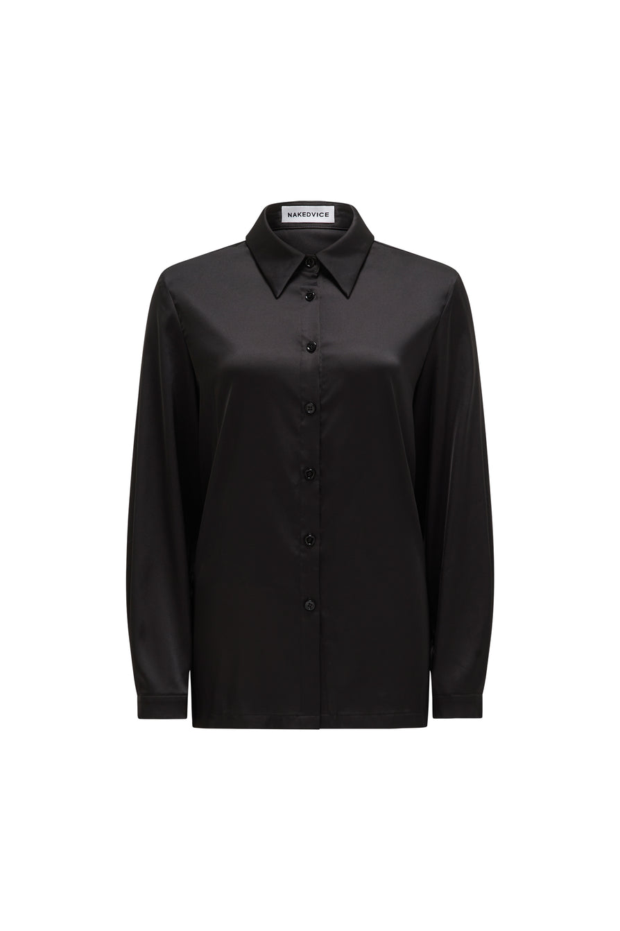 THE EVANS BLACK SHIRT | GHOST
