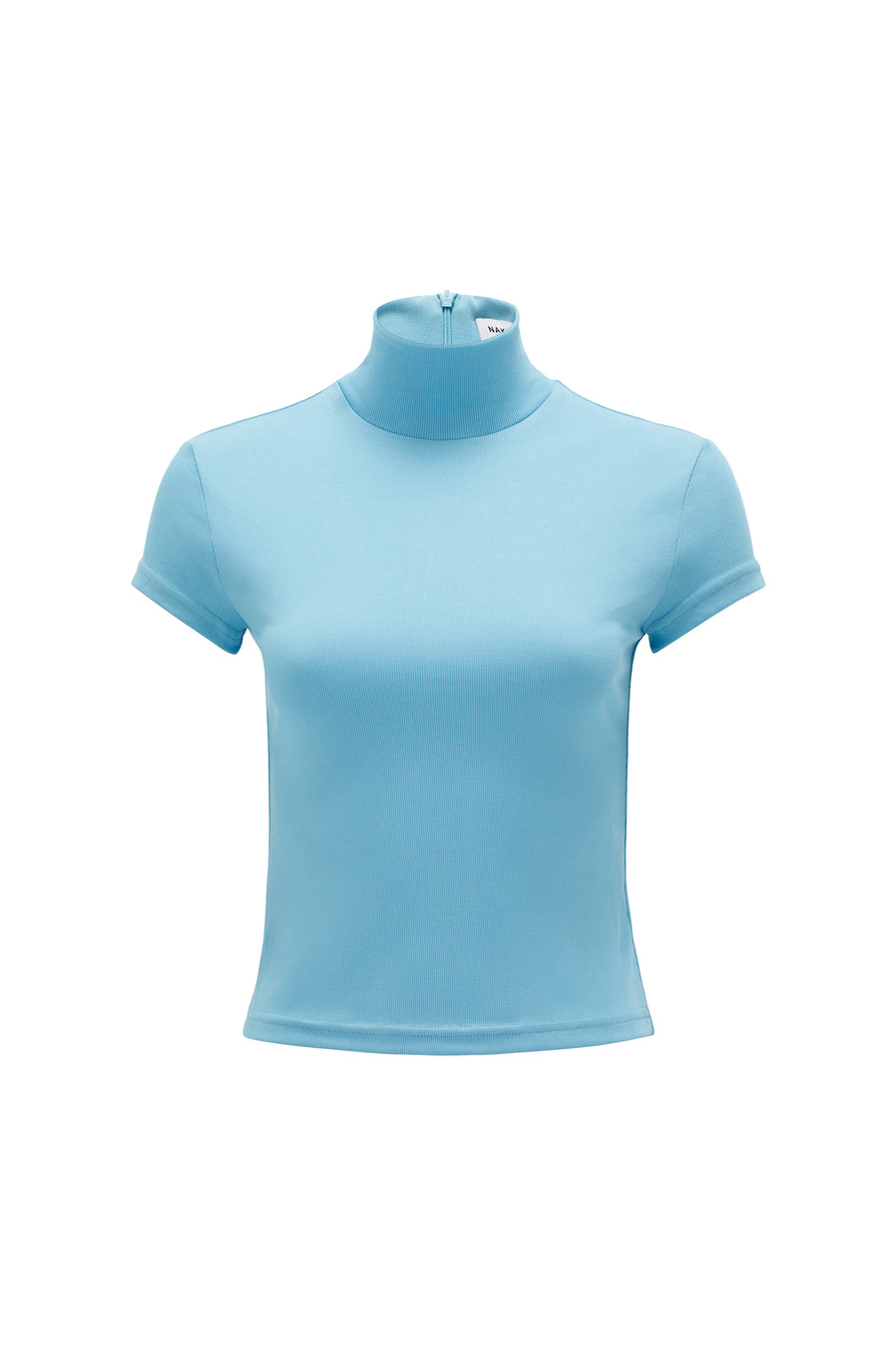 THE HIGGINS AQUAMARINE TOP | GHOST