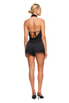 THE BENNY BLACK LACE SHORT | MODEL