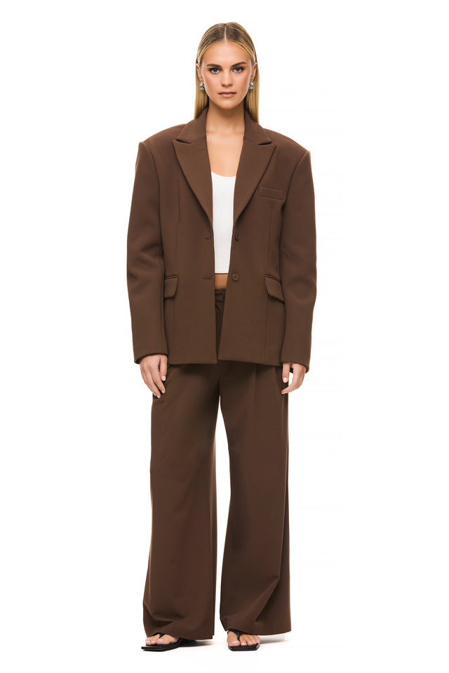 THE ISLA BROWN BLAZER 