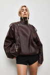 THE RORI BURGUNDY JACKET | campaign