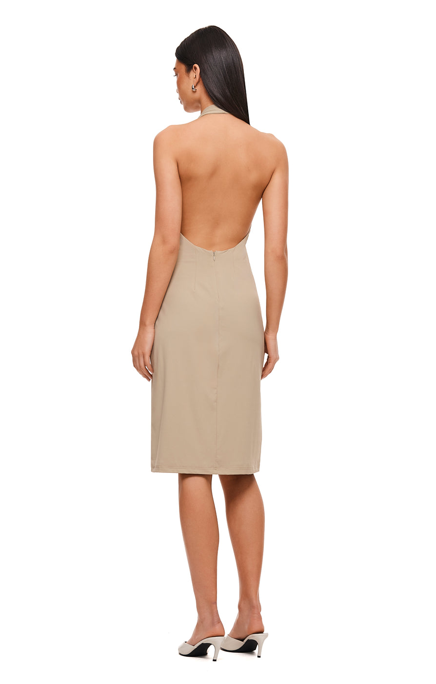 THE LEXINGTON FERN MIDI DRESS | MODEL