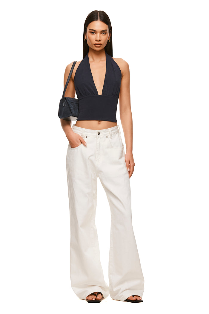 THE LUMI NAVY TOP | MODEL