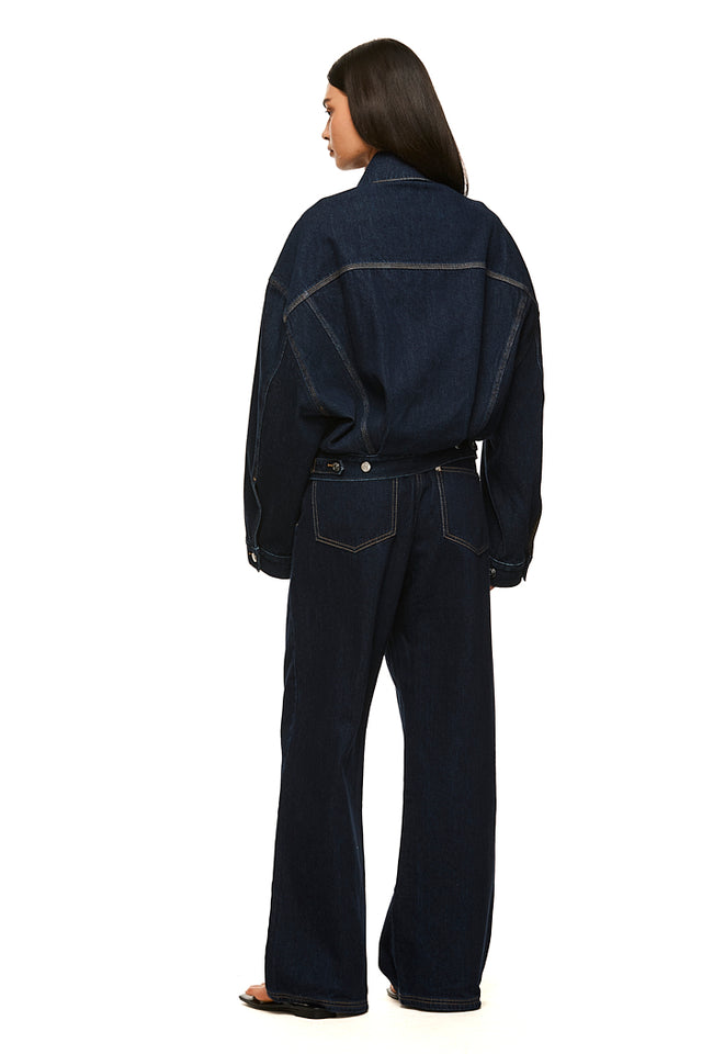 THE MAXWELL DARK INDIGO JACKET 